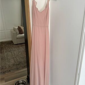 Lulu's Pink Sleeveless Maxi Gown